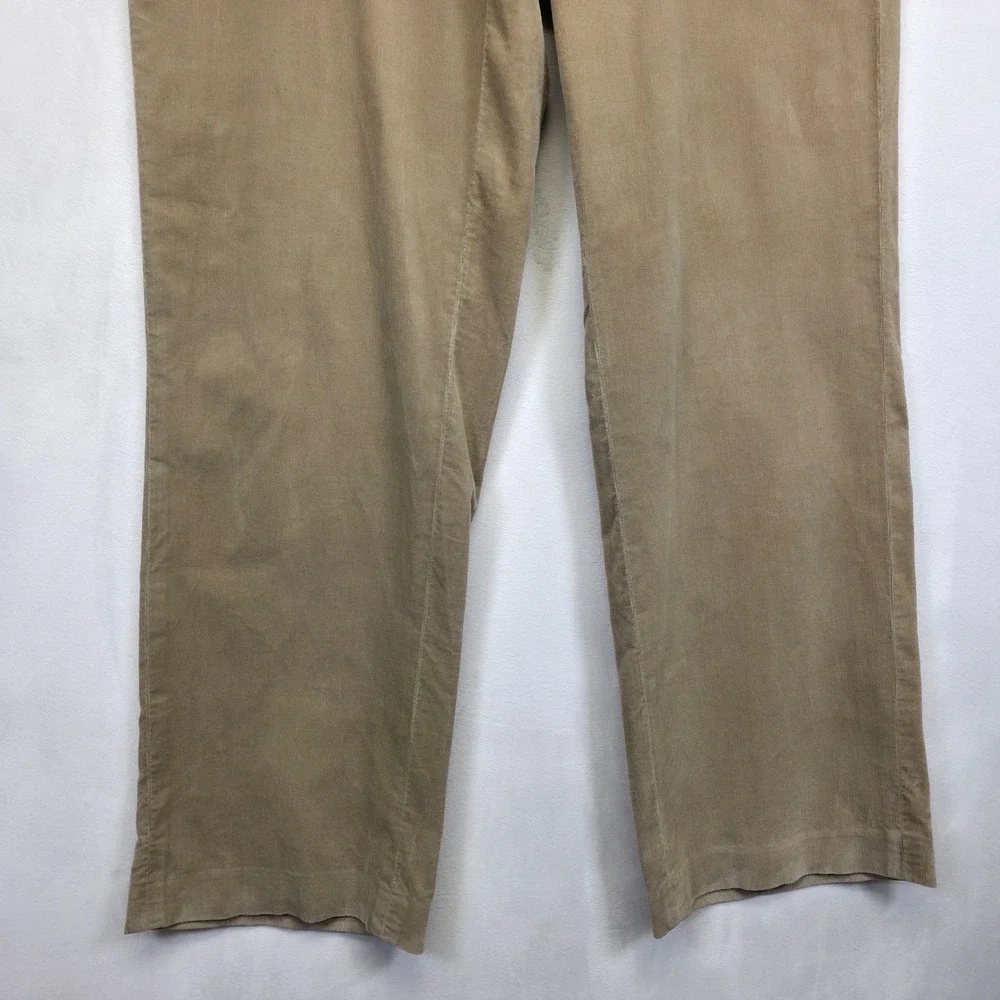 Y2K Banana Republic Pants Mens 36x34 Khaki Corduroy Straight Preppy Work Classic